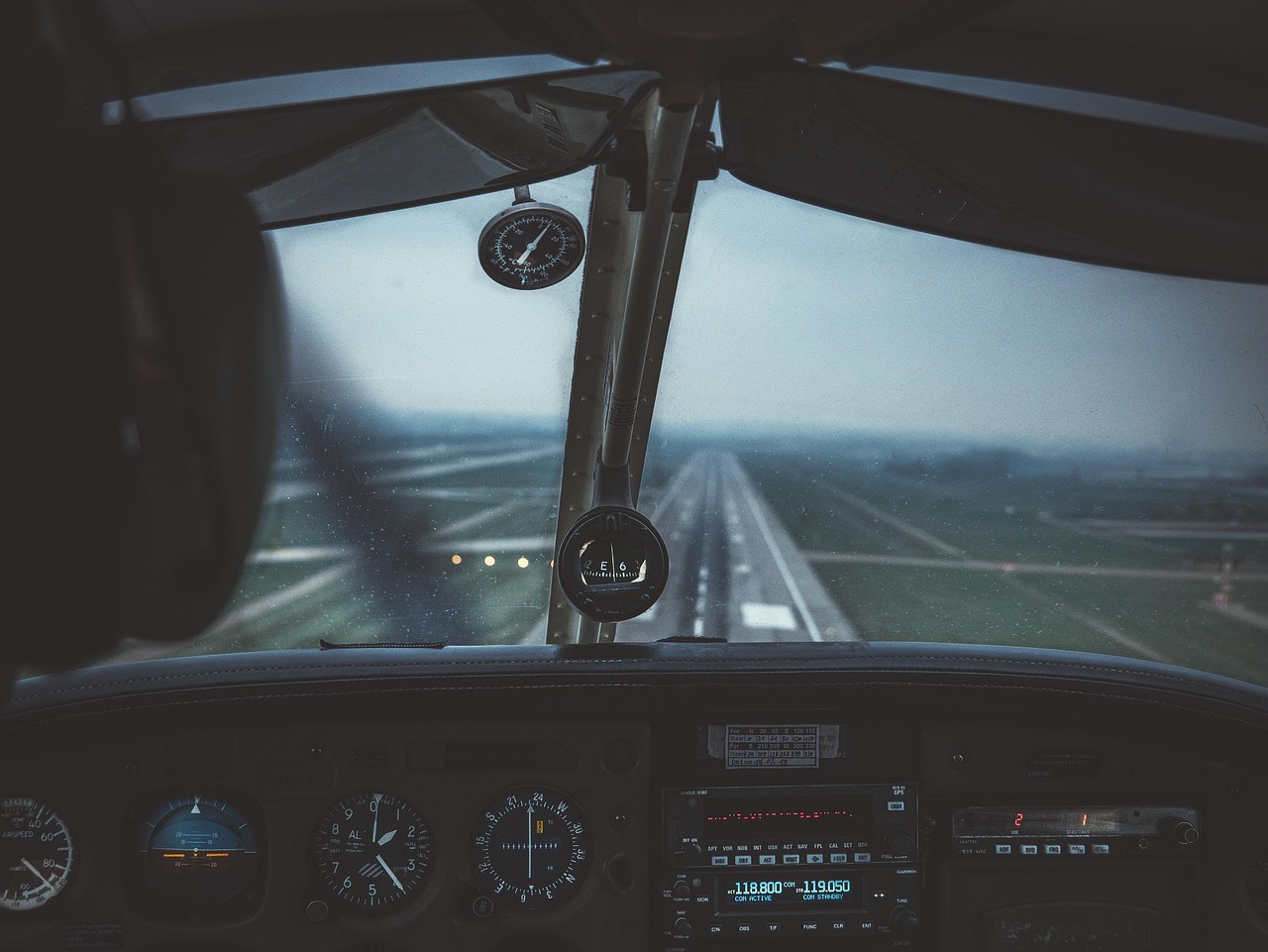 Airplane taking off