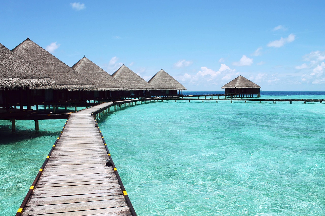 Tropical beach resort